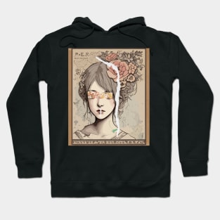 Collage Art Vintage paper Hoodie